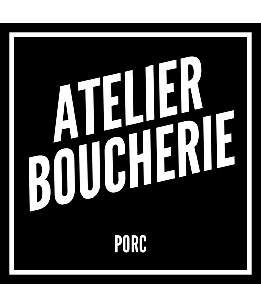 Atelier de boucherie pour demi-porc